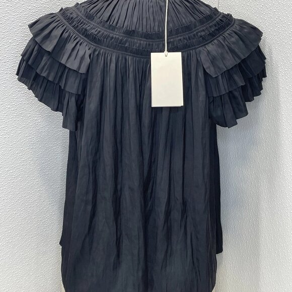 Ulla Johnson “Elvie” Short Sleeve Blouse – Size 4 (NWOT w/ Imperfection) - Picture 3 of 8